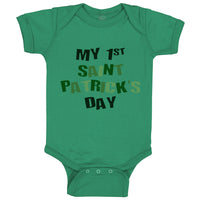 Baby Clothes Green First Saint Patrick's Day St Patrick's Day Baby Bodysuits