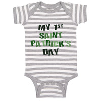 Baby Clothes Green First Saint Patrick's Day St Patrick's Day Baby Bodysuits