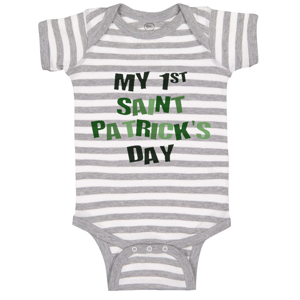 Baby Clothes Green First Saint Patrick's Day St Patrick's Day Baby Bodysuits