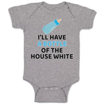 Baby Clothes I'Ll Have A Baby Bottle of The House White with Nipple Cotton