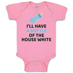 Baby Clothes I'Ll Have A Baby Bottle of The House White with Nipple Cotton