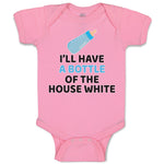 Baby Clothes I'Ll Have A Baby Bottle of The House White with Nipple Cotton