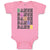 Baby Clothes Dance Typography Word Baby Bodysuits Boy & Girl Cotton