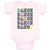 Baby Clothes Dance Typography Word Baby Bodysuits Boy & Girl Cotton