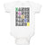 Baby Clothes Dance Typography Word Baby Bodysuits Boy & Girl Cotton