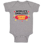 Baby Clothes World's Smallest Super! Hero and Mini Stars Baby Bodysuits Cotton