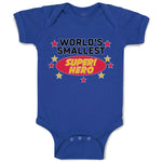 Baby Clothes World's Smallest Super! Hero and Mini Stars Baby Bodysuits Cotton