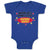 Baby Clothes World's Smallest Super! Hero and Mini Stars Baby Bodysuits Cotton