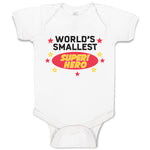 Baby Clothes World's Smallest Super! Hero and Mini Stars Baby Bodysuits Cotton
