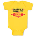 Baby Clothes World's Smallest Super! Hero and Mini Stars Baby Bodysuits Cotton