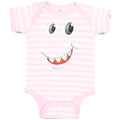 Baby Clothes Funny Cartoon Animal Face with Smile Baby Bodysuits Cotton