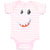 Baby Clothes Funny Cartoon Animal Face with Smile Baby Bodysuits Cotton