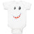 Baby Clothes Funny Cartoon Animal Face with Smile Baby Bodysuits Cotton