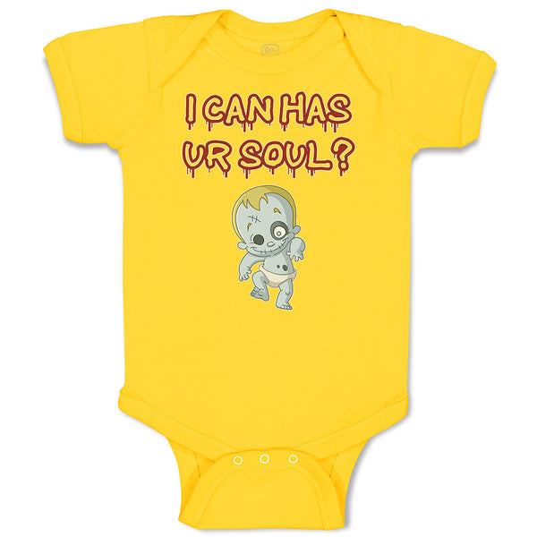 Baby Clothes I Can Has Ur Soul Child Behavior Fictional Character Baby Bodysuits