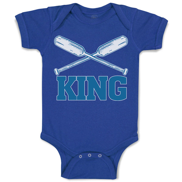 Baby Clothes King Baseball Bat Sport Baby Bodysuits Boy & Girl Cotton