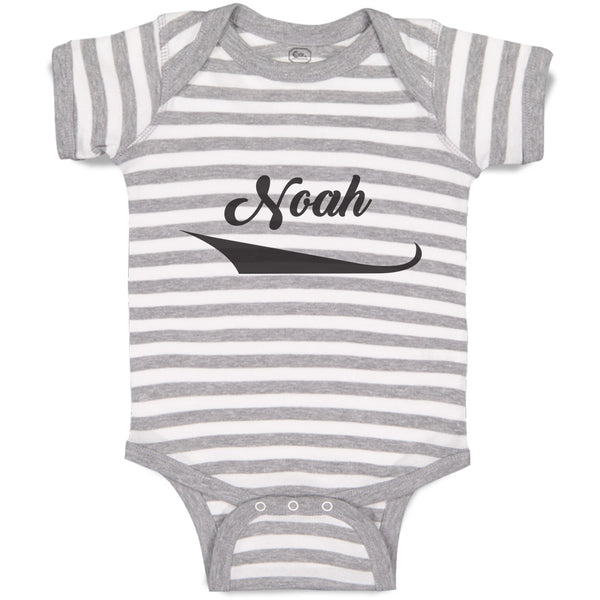 Baby Clothes Noah's Name and Ark Bible Stories Baby Bodysuits Boy & Girl Cotton