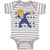Baby Clothes The Flag of America Usa and Man Showing His Dab Dance Pose Cotton