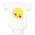 Baby Clothes Emoji Kiss Baby Bodysuits Boy & Girl Newborn Clothes Cotton
