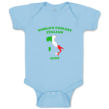 Baby Clothes Worlds Coolest Italian Aunt Countries Baby Bodysuits Cotton