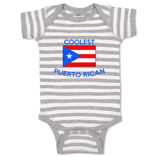 Baby Clothes Coolest Puerto Rican Countries Baby Bodysuits Boy & Girl Cotton