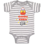Baby Clothes Candy Corn Cutie with Smiling Face and Stars Baby Bodysuits Cotton