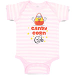 Baby Clothes Candy Corn Cutie with Smiling Face and Stars Baby Bodysuits Cotton