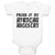 Baby Clothes Proud of My African Ancestry Baby Bodysuits Boy & Girl Cotton