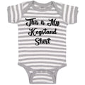 Baby Clothes This Is My Kegstand Shirt Baby Bodysuits Boy & Girl Cotton