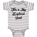 Baby Clothes This Is My Kegstand Shirt Baby Bodysuits Boy & Girl Cotton