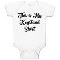 Baby Clothes This Is My Kegstand Shirt Baby Bodysuits Boy & Girl Cotton