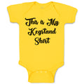 Baby Clothes This Is My Kegstand Shirt Baby Bodysuits Boy & Girl Cotton