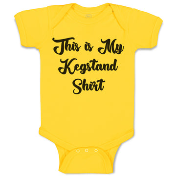 Baby Clothes This Is My Kegstand Shirt Baby Bodysuits Boy & Girl Cotton