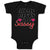 Baby Clothes All My Pants Are Sassy with Pink Heart Symbol Baby Bodysuits Cotton