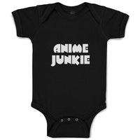 Baby Clothes Monogram Silhouette Anime Junkie Letters Baby Bodysuits Cotton