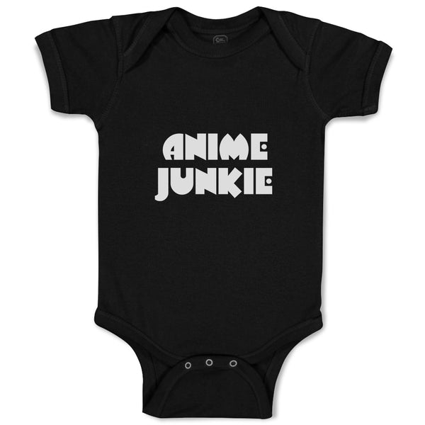 Baby Clothes Monogram Silhouette Anime Junkie Letters Baby Bodysuits Cotton