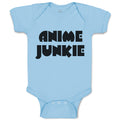 Baby Clothes Monogram Silhouette Anime Junkie Letters Baby Bodysuits Cotton