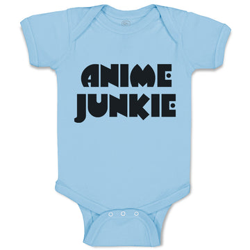 Baby Clothes Monogram Silhouette Anime Junkie Letters Baby Bodysuits Cotton