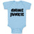 Baby Clothes Monogram Silhouette Anime Junkie Letters Baby Bodysuits Cotton