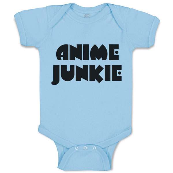 Baby Clothes Monogram Silhouette Anime Junkie Letters Baby Bodysuits Cotton