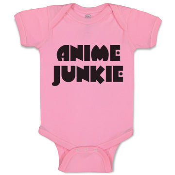 Baby Clothes Monogram Silhouette Anime Junkie Letters Baby Bodysuits Cotton