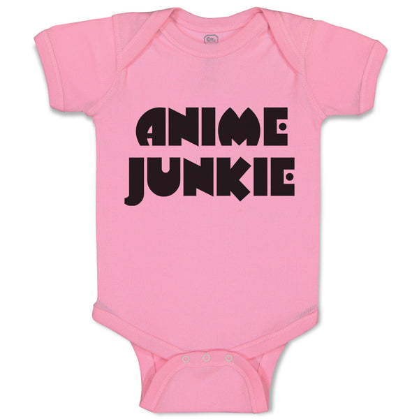 Baby Clothes Monogram Silhouette Anime Junkie Letters Baby Bodysuits Cotton