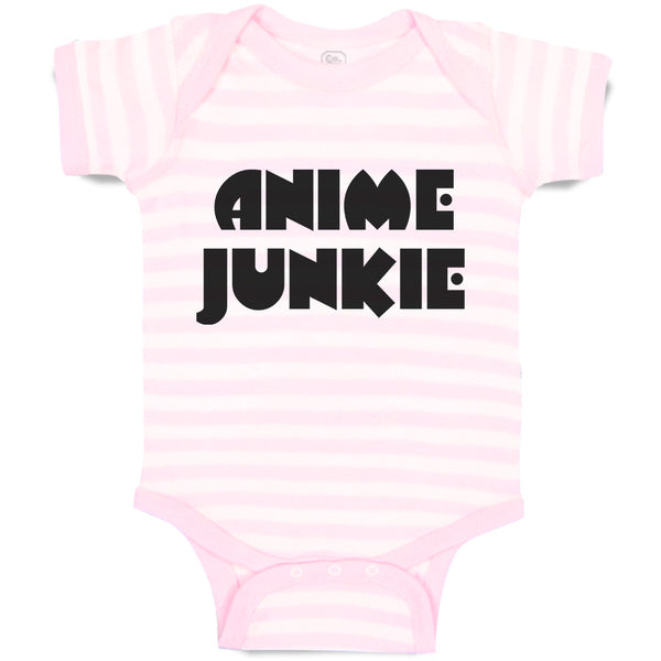 Baby Clothes Monogram Silhouette Anime Junkie Letters Baby Bodysuits Cotton
