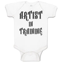 Baby Clothes Artist in Training Baby Bodysuits Boy & Girl Newborn Clothes Cotton