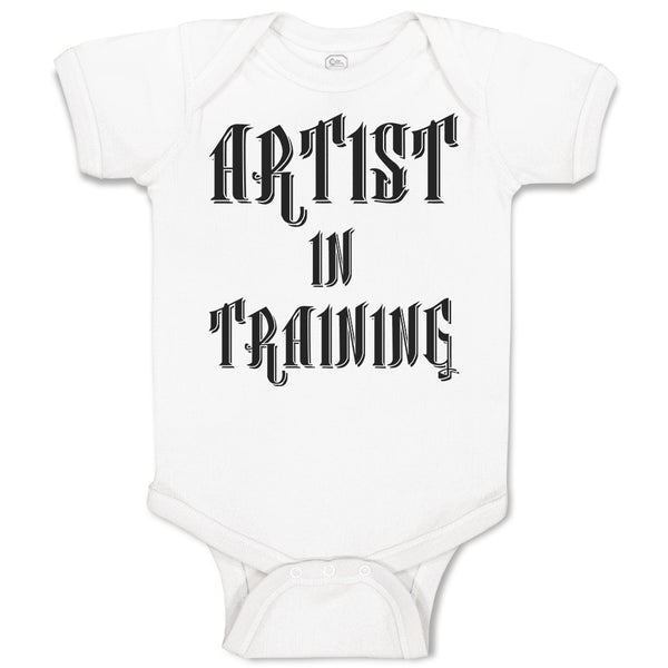 Baby Clothes Artist in Training Baby Bodysuits Boy & Girl Newborn Clothes Cotton