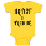 Baby Clothes Artist in Training Baby Bodysuits Boy & Girl Newborn Clothes Cotton