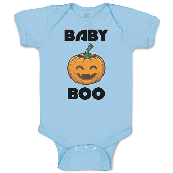 Baby Boo Halloween Pumpkin Smile
