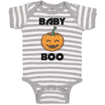 Baby Clothes Baby Boo Halloween Pumpkin Smile Baby Bodysuits Boy & Girl Cotton