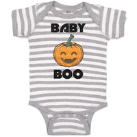 Baby Clothes Baby Boo Halloween Pumpkin Smile Baby Bodysuits Boy & Girl Cotton