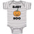 Baby Clothes Baby Boo Halloween Pumpkin Smile Baby Bodysuits Boy & Girl Cotton