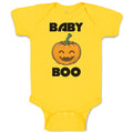 Baby Clothes Baby Boo Halloween Pumpkin Smile Baby Bodysuits Boy & Girl Cotton